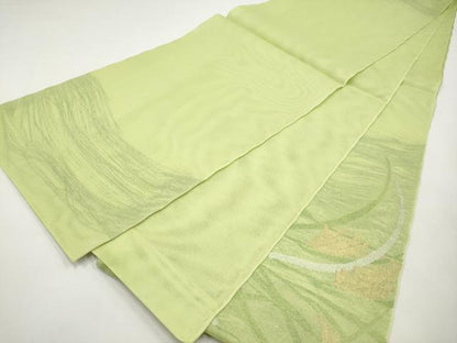 平和屋着物＊夏物　太鼓柄　本袋帯　稲穂　金銀糸　正絹　逸品　CABI8624tx