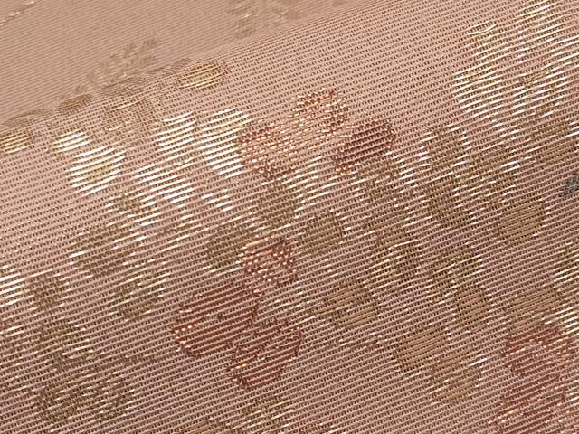 平和屋着物＊夏物　六通柄袋帯　萩文　金糸　正絹　逸品　CABI8625tx