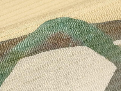 平和屋着物＊夏物　九寸開き名古屋帯　籬文　正絹　逸品　CABI8636tx