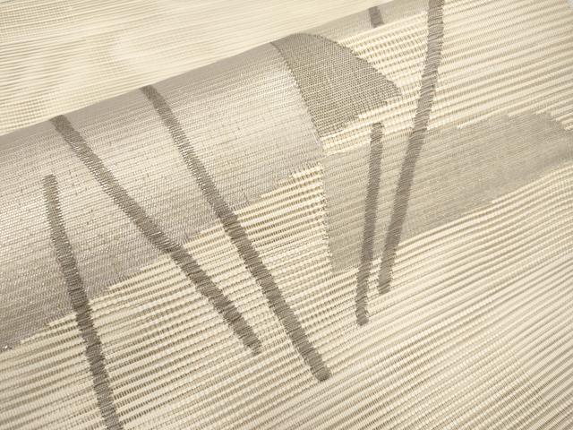平和屋着物＊夏物　八寸名古屋帯　絽綴れ　抽象文　正絹　逸品　未使用　CABI8638tx