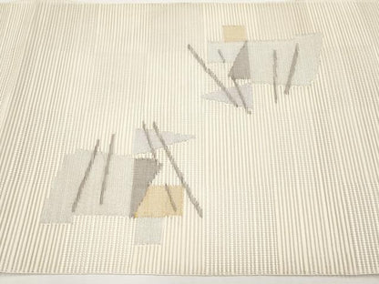 平和屋着物＊夏物　八寸名古屋帯　絽綴れ　抽象文　正絹　逸品　未使用　CABI8638tx