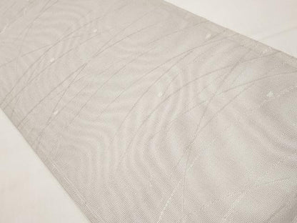 平和屋着物＊夏物　六通柄袋帯　露芝文　銀糸　正絹　逸品　CABI8656tx