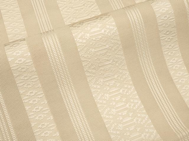 平和屋着物＊夏物　本場筑前博多織　八寸名古屋帯　紗献上　丁子色　正絹　逸品　CABI8661tx