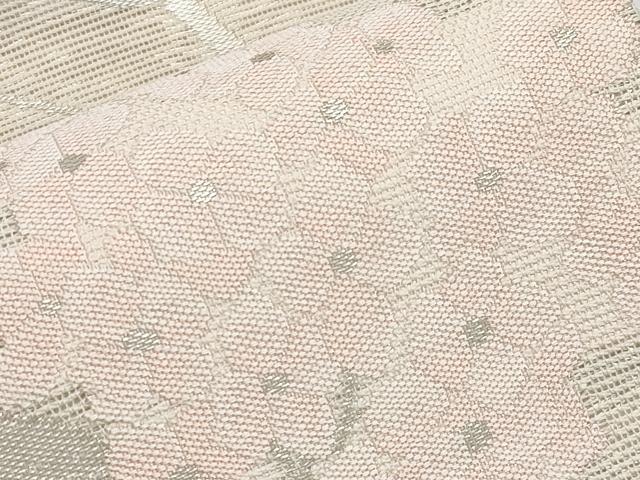 平和屋着物＊夏物　九寸名古屋帯　紫陽花　銀糸　正絹　逸品　CABI8666tx