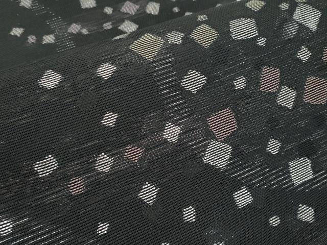 平和屋着物＊夏物　六通柄　京袋帯　箔散らし　銀糸　未使用　CABI8671tx
