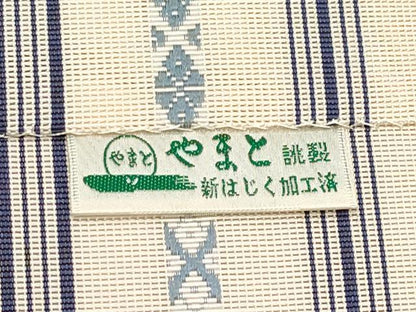 平和屋着物＊夏物　本場筑前博多織　八寸名古屋帯　紗献上　やまと誂製　正絹　逸品　CABI8675tx