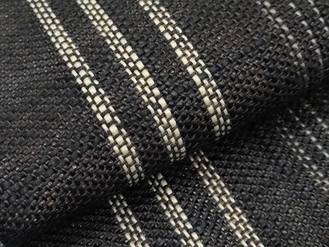平和屋着物＊夏物　夢工房　半幅帯　間道　麻　逸品　CABI8684tx