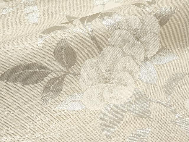 平和屋着物＊夏物　六通柄袋帯　枝椿　銀糸　正絹　逸品　CABI8710tx