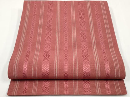 平和屋着物＊夏物　本場筑前博多織　八寸名古屋帯　紗献上　正絹　逸品　CABI8716tx