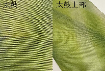 平和屋着物＊夏物　八寸名古屋帯　斜線文　正絹　逸品　CABI8725tx