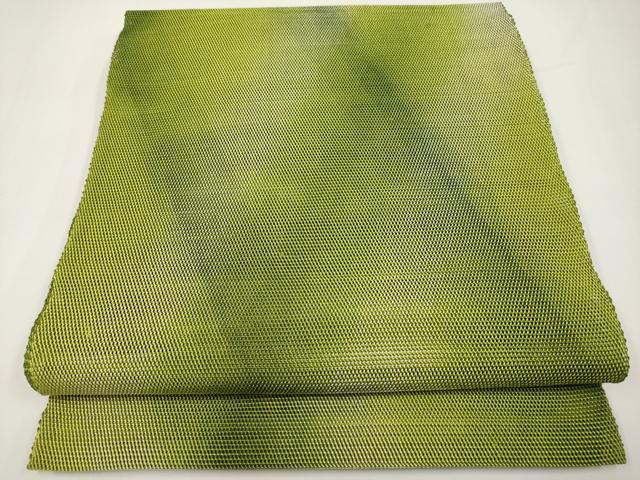 平和屋着物＊夏物　八寸名古屋帯　斜線文　正絹　逸品　CABI8725tx