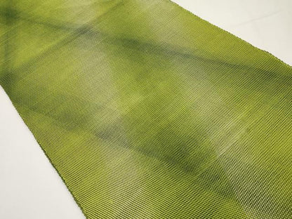 平和屋着物＊夏物　八寸名古屋帯　斜線文　正絹　逸品　CABI8725tx