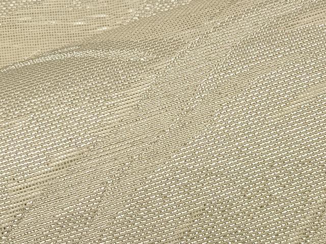 平和屋着物＊夏物　西陣　六通柄　本袋帯　遠山文　銀糸　正絹　逸品　CABI8770tx