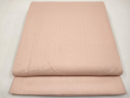 平和屋着物＊夏物　全通柄袋帯　抽象文　水柿色　正絹　逸品　CABI8781tx