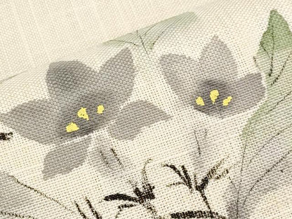 平和屋着物＊夏物　八寸名古屋帯　手描き　枝花文　CABI8797tx