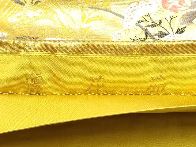 平和屋着物●六通柄袋帯　唐織　麗花苑　金糸　正絹　逸品　CABI8801hy