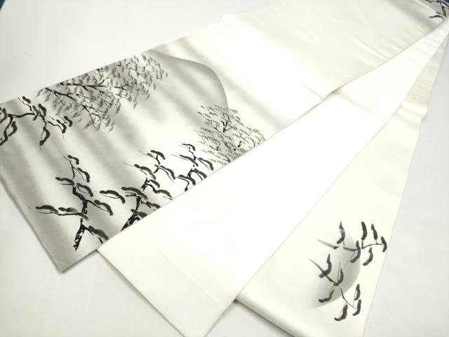平和屋着物●太鼓柄袋帯　作家物　風景文　金通し地　正絹　逸品　CABI8828hy