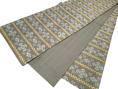 平和屋着物●全通柄袋帯　親王礼冠文　正絹　逸品　CABI8837hy