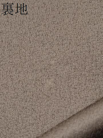 平和屋着物●全通柄袋帯　霞文　銀通し地　正絹　逸品　CABI8841hy