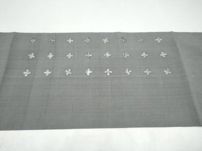 平和屋着物▽Maru　Factory　丸山正　太鼓柄袋帯　スリーシーズン　春夏秋　幾何学文様　正絹　逸品　CABI8857hy