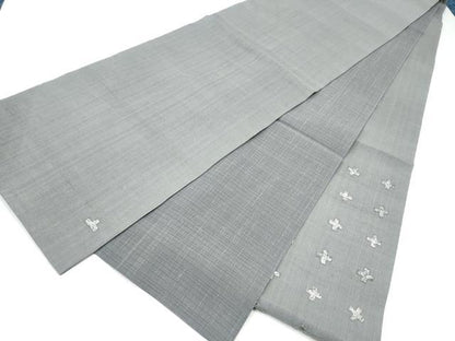 平和屋着物▽Maru　Factory　丸山正　太鼓柄袋帯　スリーシーズン　春夏秋　幾何学文様　正絹　逸品　CABI8857hy