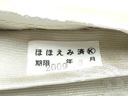 平和屋着物●洛楽人工房　全通柄袋帯　満月　枝桜文　正絹　逸品　CABI8860hy