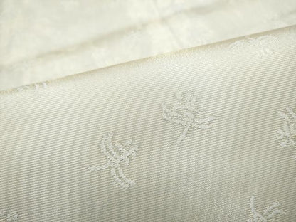 平和屋着物●洛楽人工房　全通柄袋帯　満月　枝桜文　正絹　逸品　CABI8860hy