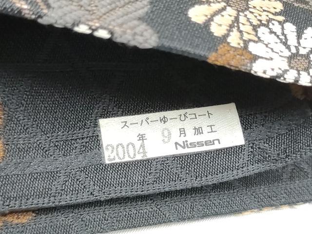 平和屋着物●人形作家　稲邉智津子　両面　六通柄袋帯　唐織　菊　正絹　逸品　CABI8881hy
