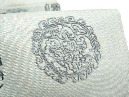 平和屋着物●中国三大刺繍　総相良刺繍　六通柄　京袋帯　動物花文　正絹　逸品　CABI8934hy