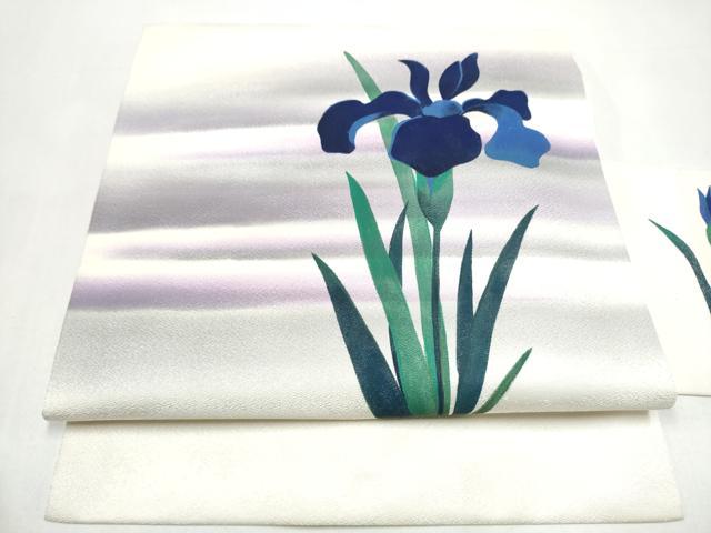 平和屋着物●九寸名古屋帯　和の華　正絹　逸品　CABI8953hy