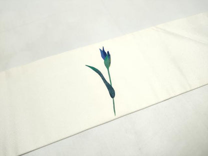 平和屋着物●九寸名古屋帯　和の華　正絹　逸品　CABI8953hy