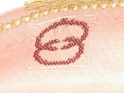 平和屋着物●西陣　環美術織物　六通柄　本袋帯　遠州七宝文　金銀糸　証紙付き　正絹　逸品　CABI8967hy