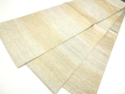 平和屋着物●桝屋高尾　(ねん金綴錦)　全通柄袋帯　段霞文　金糸　正絹　逸品　CABI8978hy