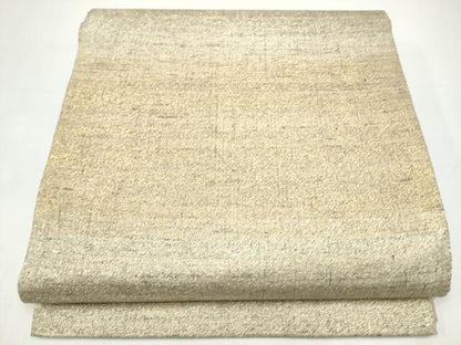 平和屋着物●桝屋高尾　(ねん金綴錦)　全通柄袋帯　段霞文　金糸　正絹　逸品　CABI8978hy
