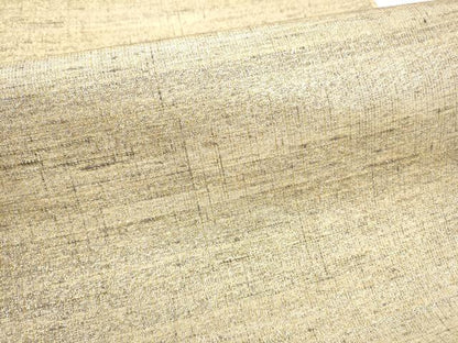 平和屋着物●桝屋高尾　(ねん金綴錦)　全通柄袋帯　段霞文　金糸　正絹　逸品　CABI8978hy