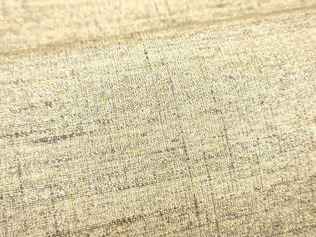 平和屋着物●桝屋高尾　(ねん金綴錦)　全通柄袋帯　段霞文　金糸　正絹　逸品　CABI8978hy