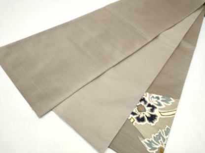 平和屋着物●太鼓柄袋帯　すくい織　舞花文　正絹　逸品　CABI8989hy
