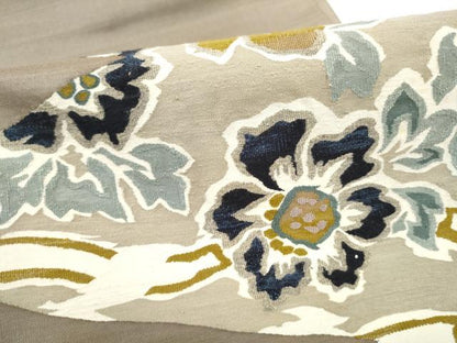 平和屋着物●太鼓柄袋帯　すくい織　舞花文　正絹　逸品　CABI8989hy