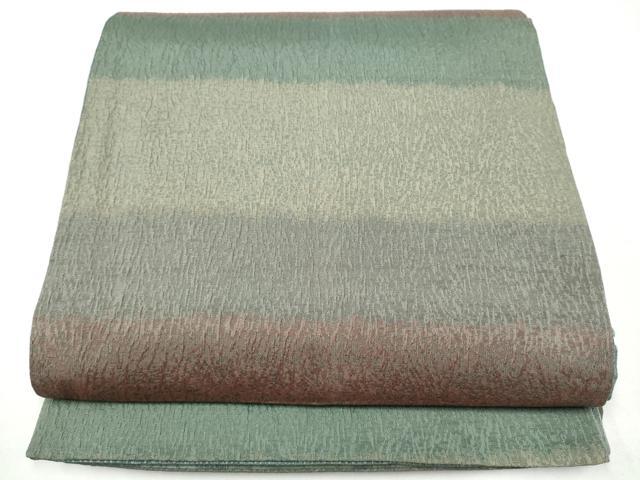 平和屋着物●両面　全通柄袋帯　更紗花文　正絹　逸品　CABI8993hy