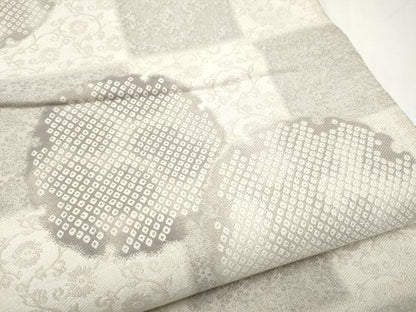 平和屋着物●六通柄袋帯　紹巴　京鹿の子　正絹　逸品　CABI8995hy