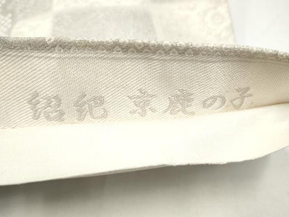 平和屋着物●六通柄袋帯　紹巴　京鹿の子　正絹　逸品　CABI8995hy