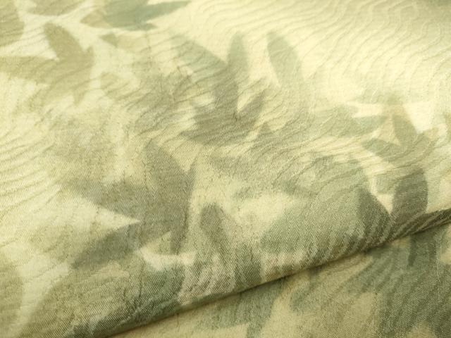 平和屋着物●両面　全通柄袋帯　舞葉文　正絹　逸品　CABI9006hy