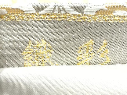 平和屋着物●六通柄袋帯　唐織　織彩　舞花文　金糸　正絹　逸品　CABI9031hy
