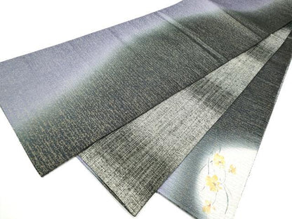 平和屋着物●太鼓柄袋帯　作家物　舞花文　金糸　正絹　逸品　CABI9032hy