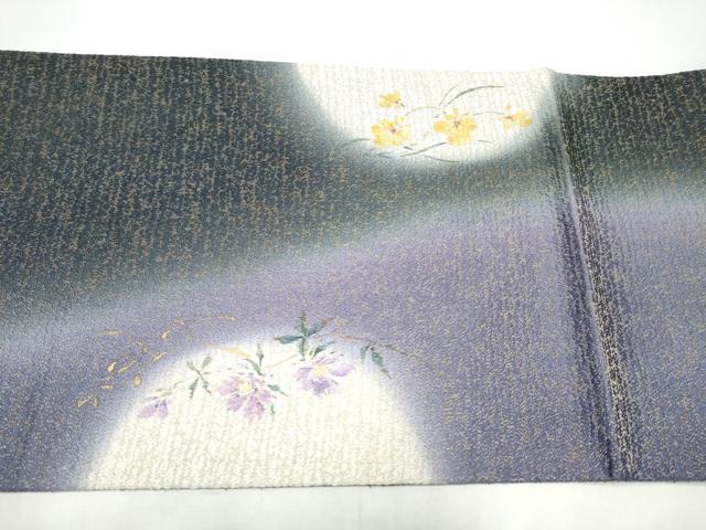 平和屋着物●太鼓柄袋帯　作家物　舞花文　金糸　正絹　逸品　CABI9032hy