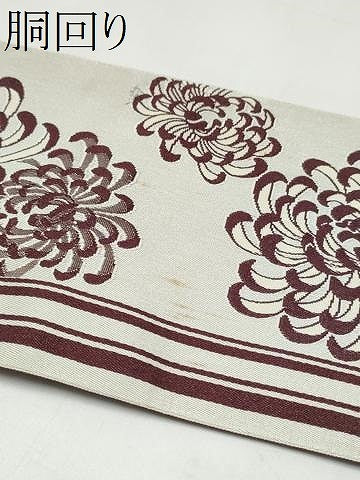 平和屋着物●両面　半幅帯　乱菊　CABI9042hy