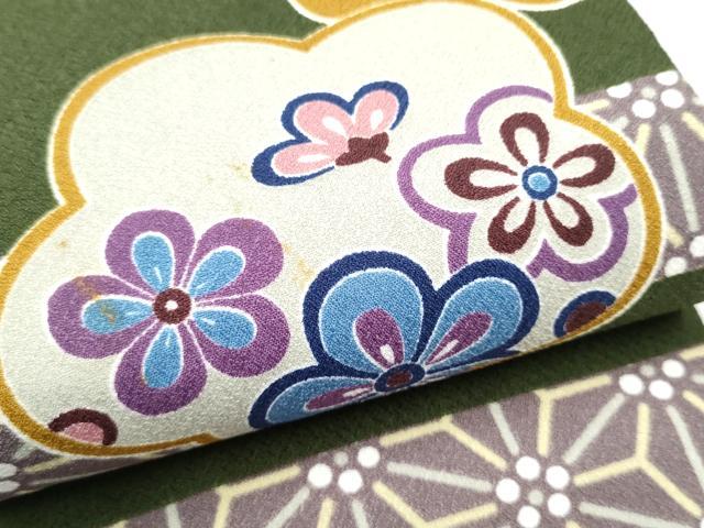 平和屋着物●両面　半幅帯　舞花文　CABI9045hy