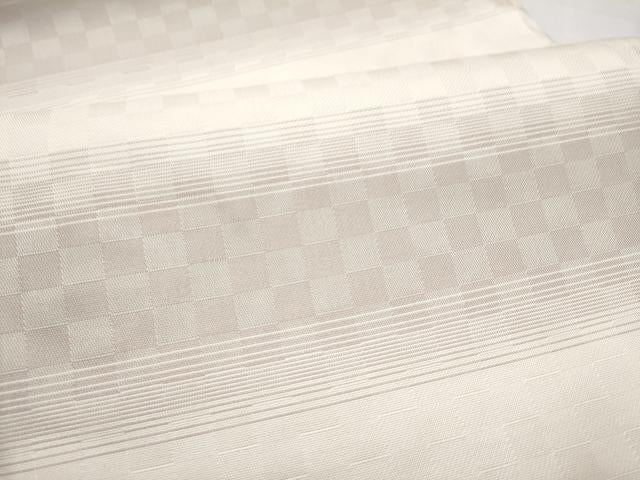 平和屋着物●両面　全通柄袋帯　作家物　輪奈織　七宝花文　金糸　正絹　逸品　CABI9071hy