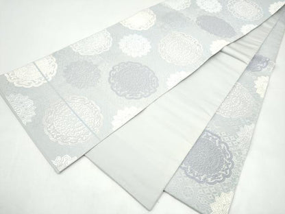 平和屋着物●六通柄袋帯　唐織　正倉院花文　正絹　逸品　CABI9081hy