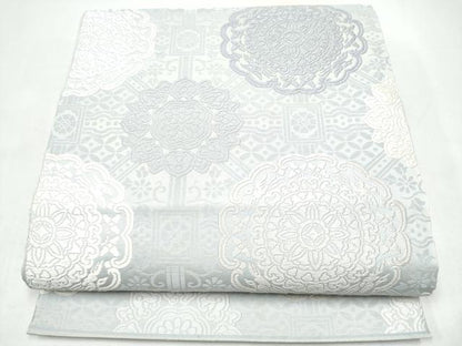 平和屋着物●六通柄袋帯　唐織　正倉院花文　正絹　逸品　CABI9081hy